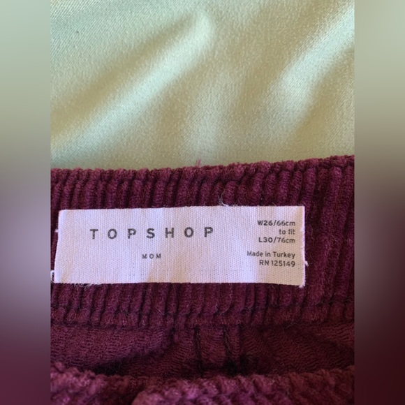 TOP SHOP CORDUROYS - Picture 2 of 4